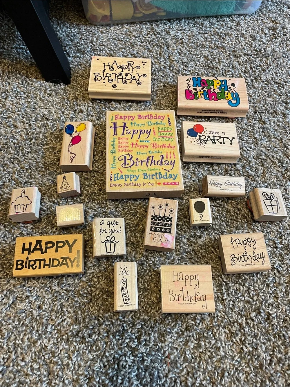 Stampin' Up! Birthday Stamps